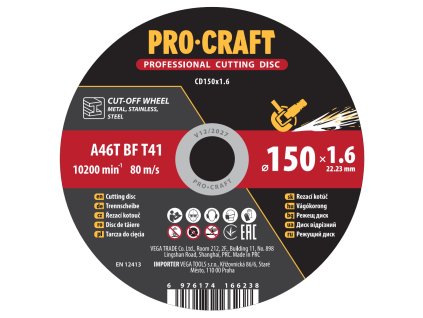 Řezný kotouč Procraft CD150x1.6