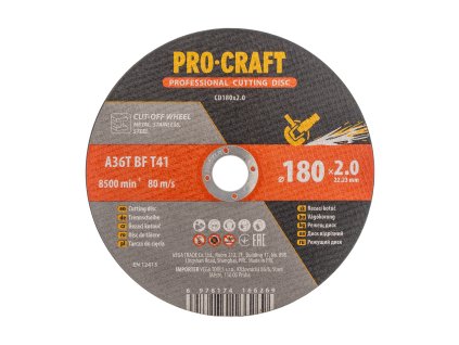 Řezný kotouč Procraft CD180x2.0