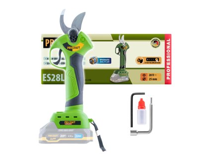 Aku nůžky na větve Procraft ES28Li  (bez baterie a nabíječky)