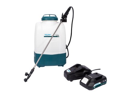 XTLINE Aku zádový postřikovač 18 V + baterie 2.0 Ah + nabíječka 2.4 A