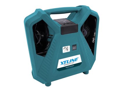 XTLINE Kompresor bezolejový 1100 W + příslušenství 8 dílů