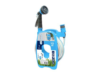 AQUACRAFT Naviják na hadici | 3/8" (10 m) + pistole + spojky