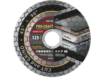 Diamantový kotouč Edge Cut Procraft DG125