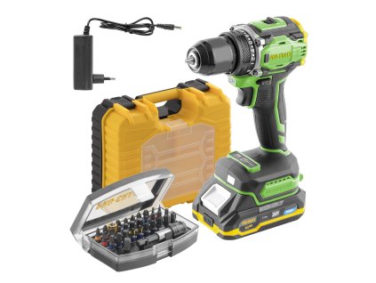 Aku šroubovák Procraft PA18Pro + sada bitů Procraft BS-32 (S2)