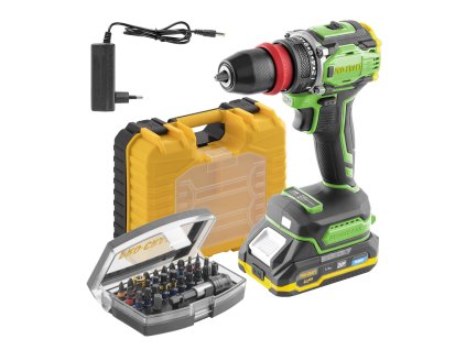 Aku šroubovák Procraft PA18ProDFR + sada bitů Procraft BS-32 (S2)