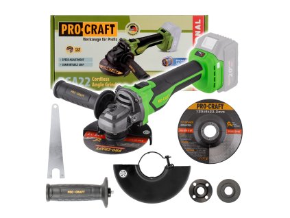 Aku úhlová bruska Procraft PGA22 (bez baterie a nabíječky)