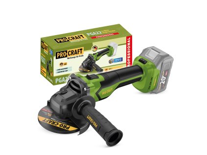 Aku úhlová bruska Procraft PGA22 (bez baterie a nabíječky)