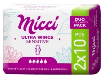 Hygienické vložky Micci Ultra Wings 20 ks