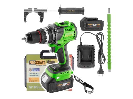 Aku šroubovák Procraft PA18ProBL-1B-C