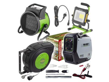 Sada elektrocentrála, topení a osvětlení Procraft SIGP25SET