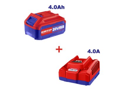 SET - nabíječka 20V 4.0A + akumulátor 20V 4.0Ah