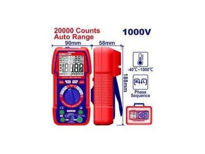 Digitální multimetr 1000V RMS 2000 Auto