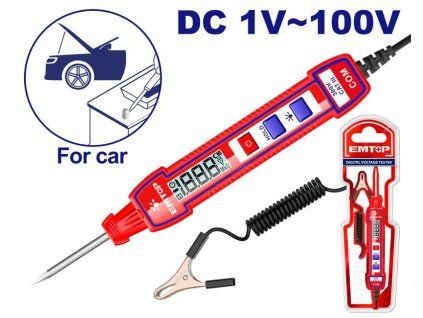 Tester automobilových obvodů DC 1-100V