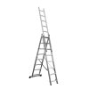 Žebřík hliníkový třídílný 3x8 Procraft  PLA3.508