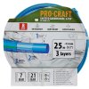 Modrá zahradní hadice Procraft PR-3KGH1325 3 vrstvy, 1/2" 25m