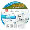 Modrá zahradní hadice Procraft PR-3KGH1950 3 vrstvy, 3/4" 50 m