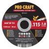 Řezný kotouč Procraft CD115x1.0