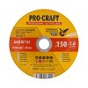 Keramický řezný kotouč Procraft YСD150x1.6