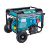 elektrocentrála benzínová a plynová (LPG/NG) 17HP/8,2kW/10,2kVA (400V), 6,5kW (230V), elektrický start, dálkové ovládání, podvozek