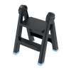 PROSPERPLAST Schůdky černé TITAN LADDER | 470x435x630 mm