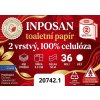 20742.1 INPOSAN toaletní papír 100% celulóza 2vrstvý 50m