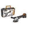 WX812 - Aku úhlová bruska 20V 125mm 1x4Ah - Powershare