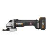 WX812 - Aku úhlová bruska 20V 125mm 1x4Ah - Powershare