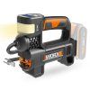 WX092.9 - Aku kompresor a lampa 20V  - bez akumulátoru - Powershare