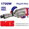 Bourací kladivo 1700W 45J SDS Hex