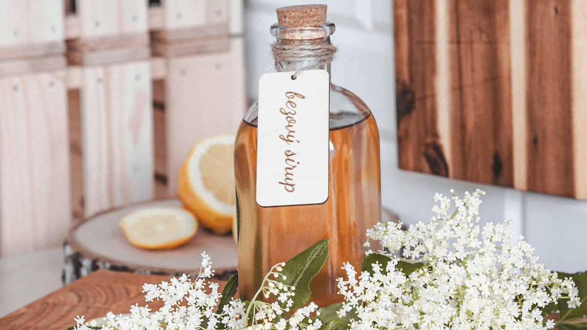 Výroba bezového sirupu