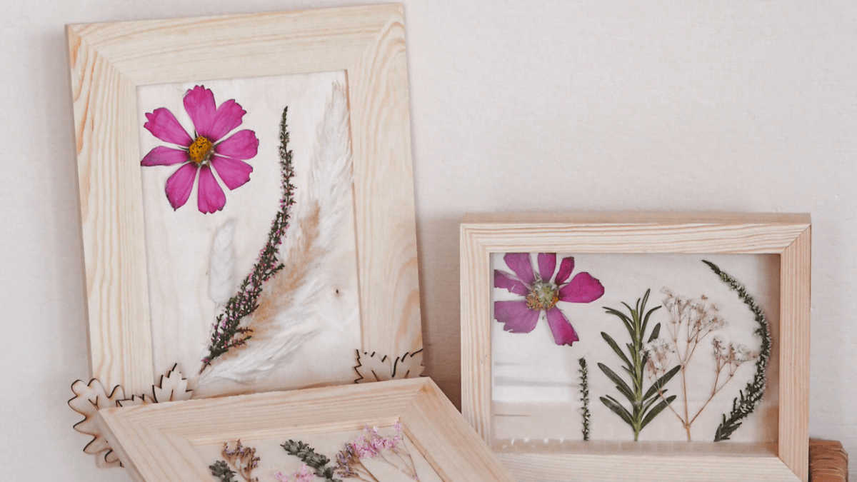 5 snadných kroků k výrobě dřevěné dekorace z fotorámečku