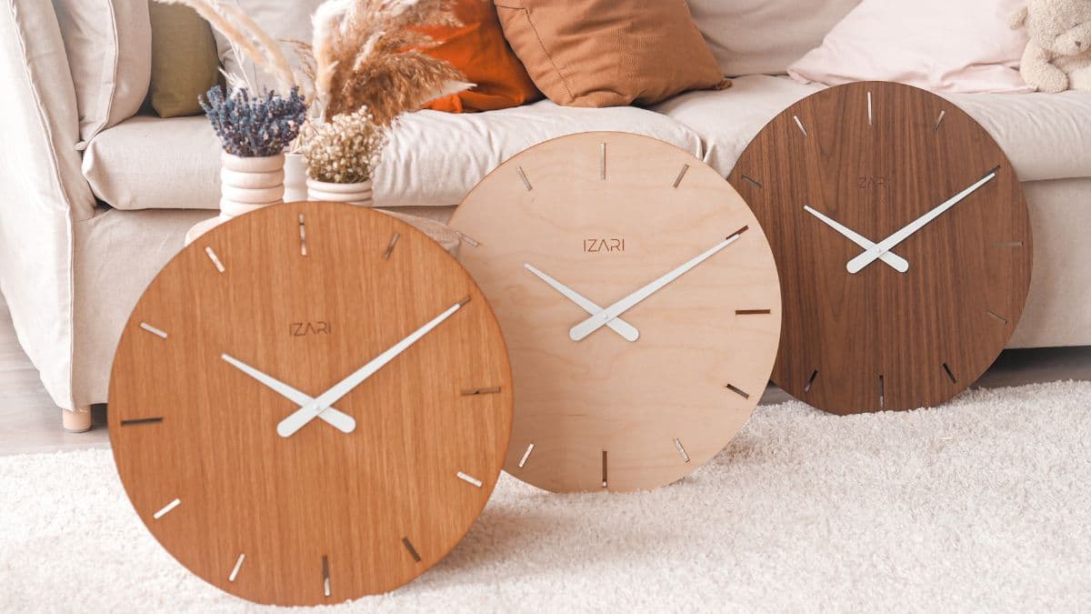 Dřevěné hodiny ATMOWOOD