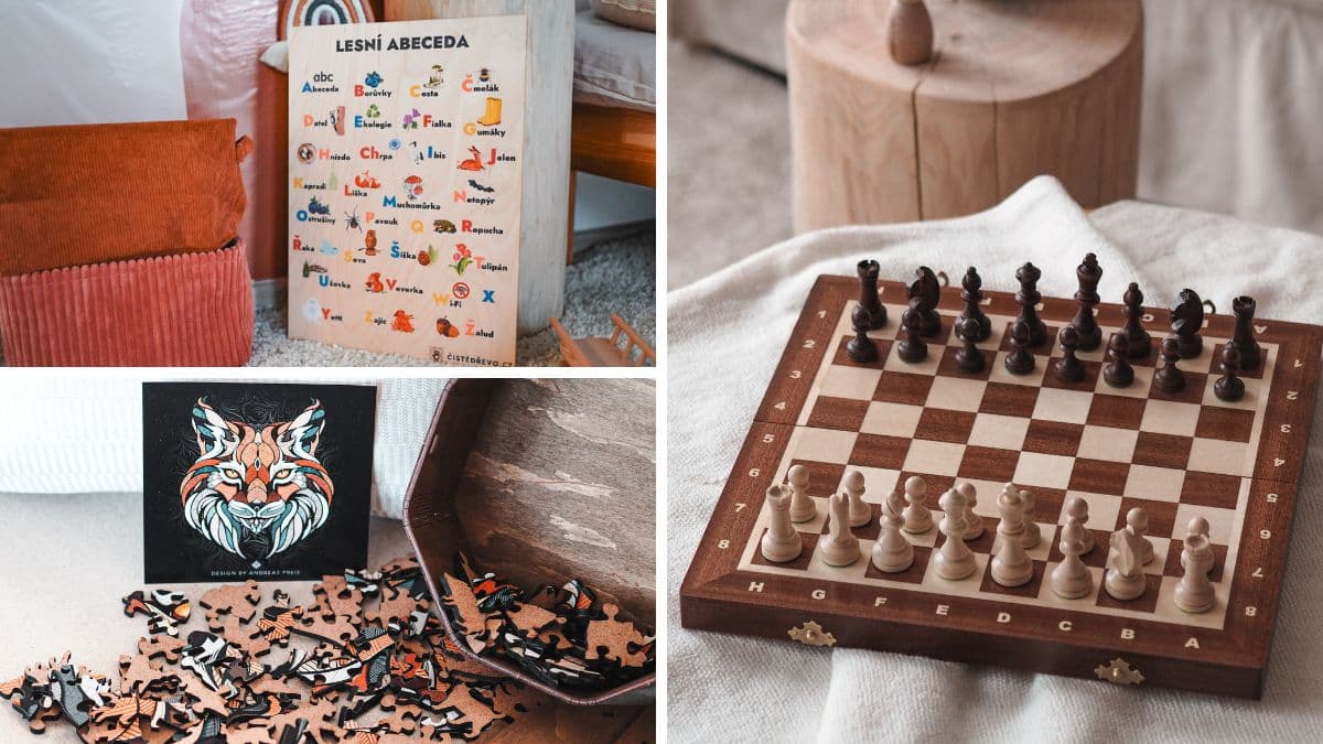 Nejlepší dřevěné hračky pro školáky 2025