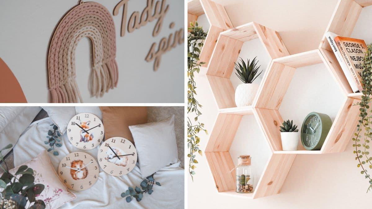 Vytvořte útulný domov s dřevěnými dekoracemi na zeď