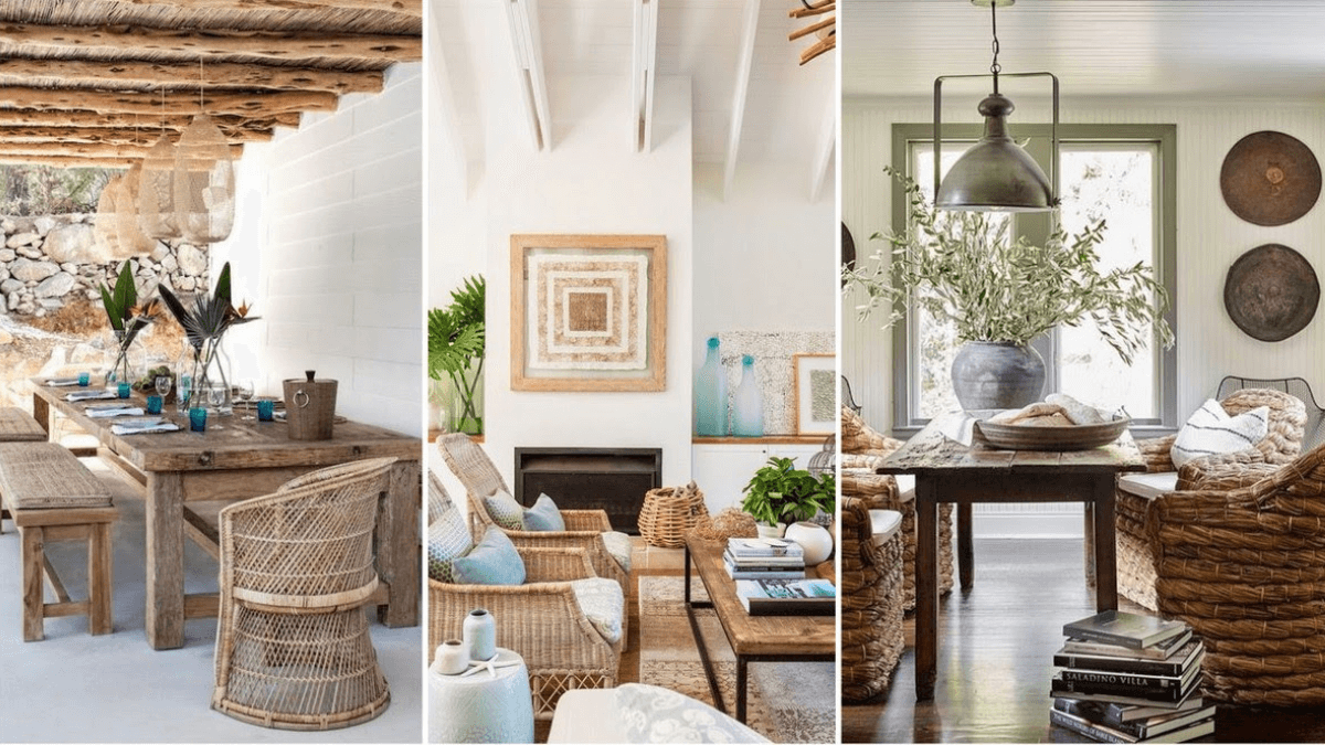 Nábytek z proutí v celé své kráse