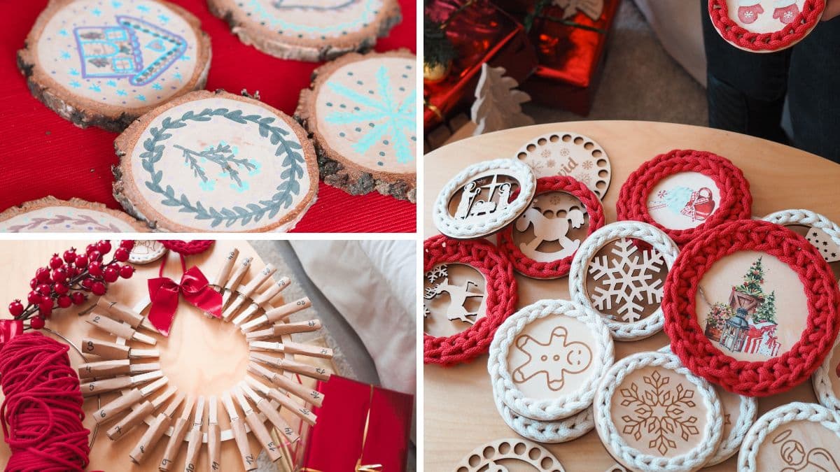 Inspirace na vánoční dekorace, které zvládnete s dětmi