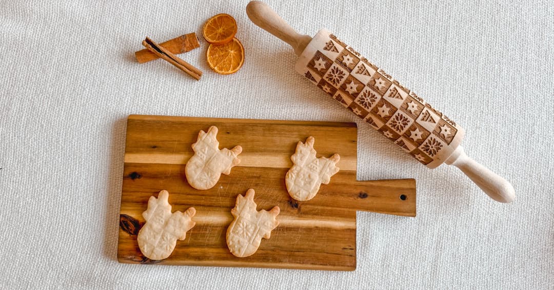 Pečeme se vzory: embosované válečky na perníčky a sušenky