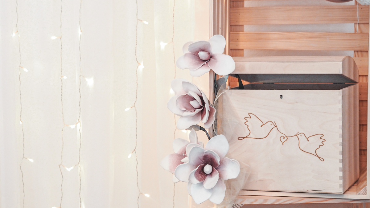 Svatební výslužky, které potěší - personalizované dřevěné krabičky