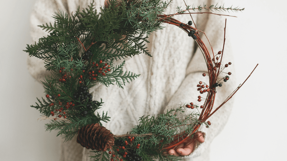 Jak vyrobit adventní věnec z proutí