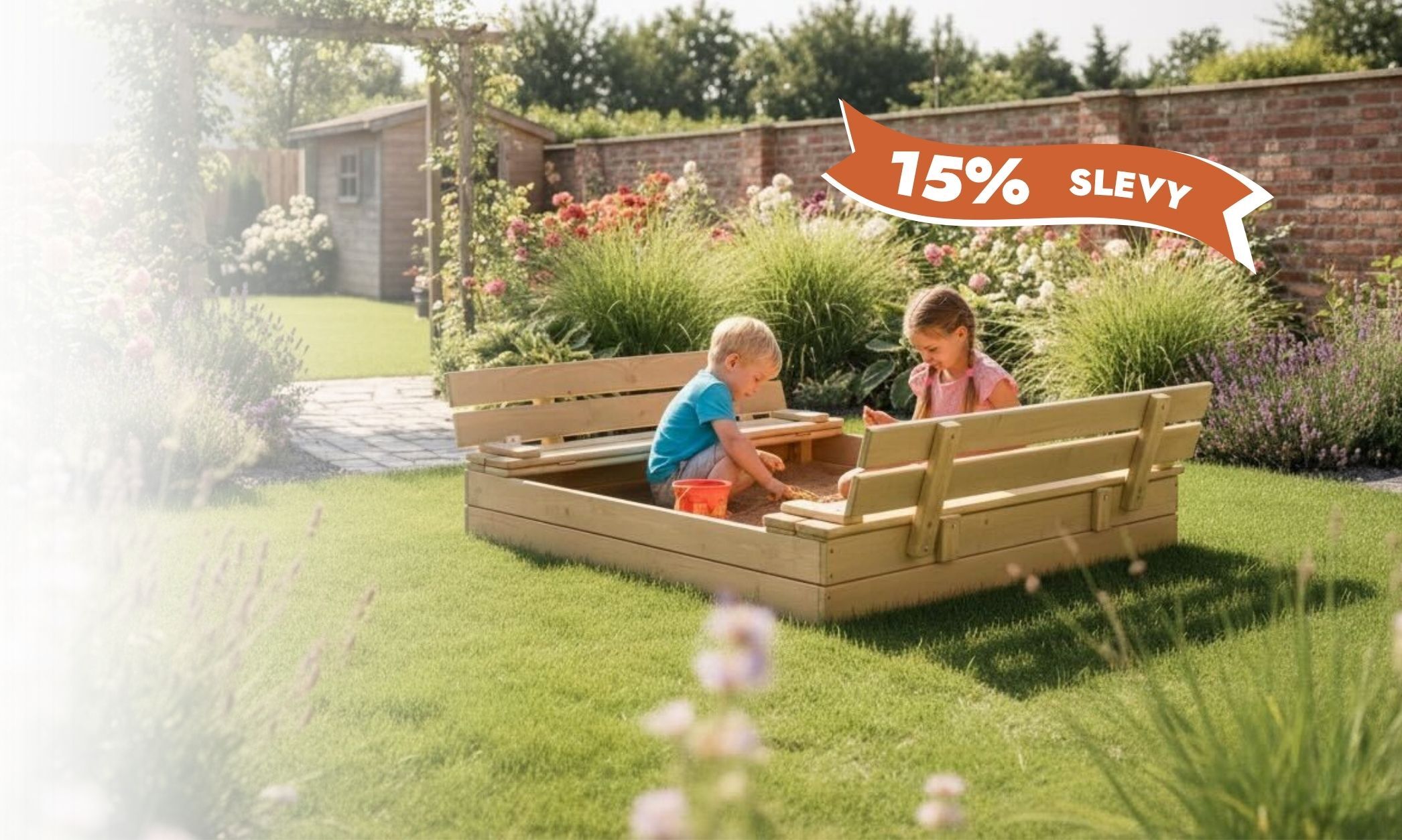 Dřevěná pískoviště pro děti