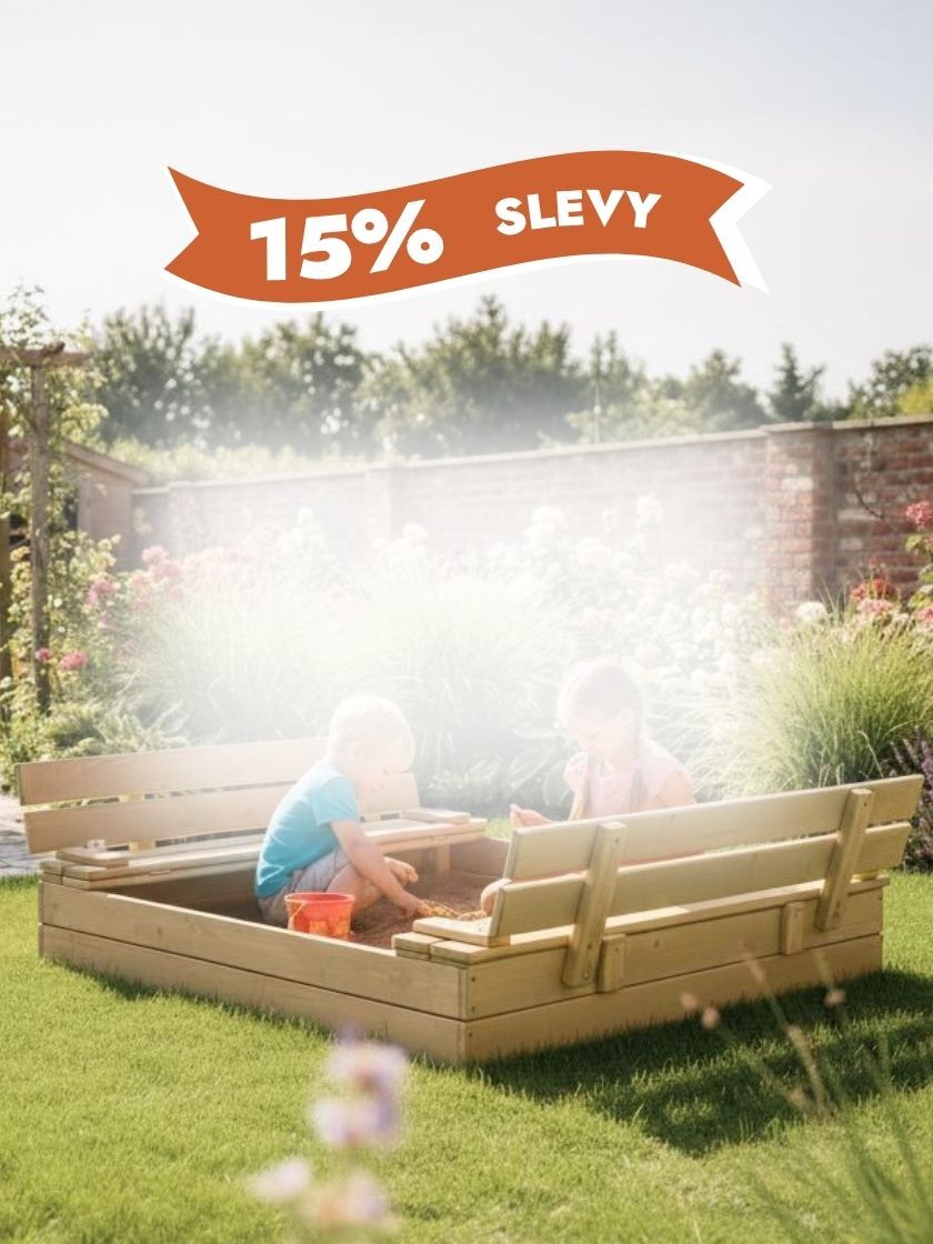 Dřevěná pískoviště pro děti