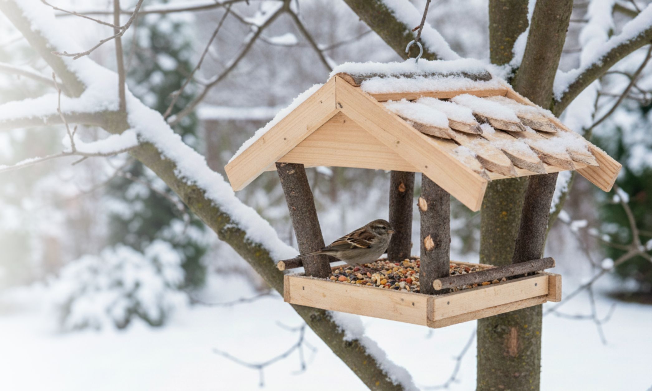 Ptačí budky a krmítka