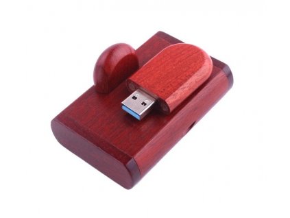 Dřevěný USB disk 32GB - třešeň