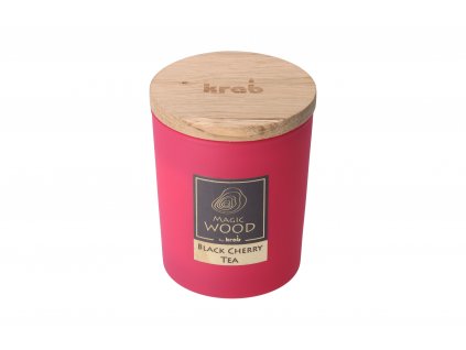 Vonná svíčka Magic Wood - černý třešňový čaj