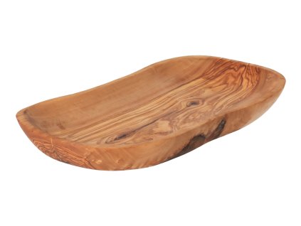 Miska z olivového dřeva oválná 26 cm