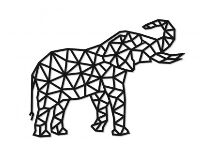 Nástěnné dřevěné puzzle - Slon