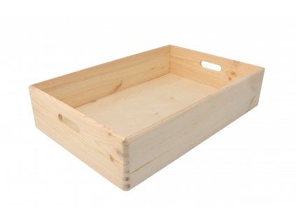 Dřevěný box 60 x 40 x 14 cm