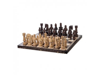 Dřevěné šachy 82 x 82 cm