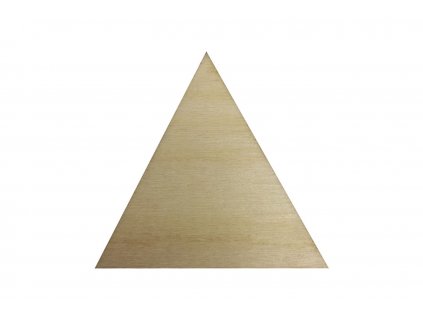 Dřevěný trojúhelník 6 x 6,5 cm