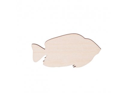 Dřevěná ryba 7 x 3.5 cm